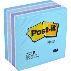 3M Post-it 2028B - Yapışkanlı Not kağıdı 76 x 76 mm 450 Yaprak - 1