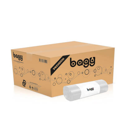 Bagy Çöp Torbası Premium Çok Amaçlı Hantal Şeffaf 100x150 10 Rulo - 1
