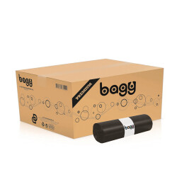 Bagy Çöp Torbası Premium Jumbo Siyah 80x110 20 Rulo - Bagy