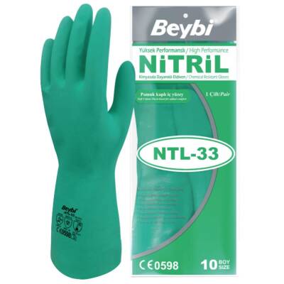 Beybi Kimyasal Eldiven Yeşil NTL-38 - 1