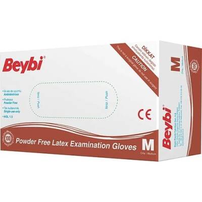 Beybi Muayene Eldiveni Pudrasız Medium 100 Lü - 1