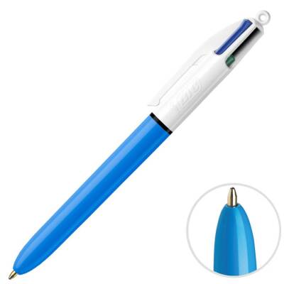 Bic 4 Colours Medium Fonksiyonel Tükenmez Kalem 4 Renkli - 1