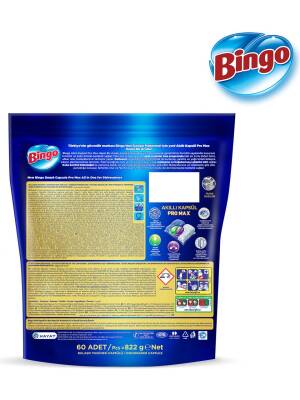 Bingo Akıllı Kapsül Pro Max Bulaşık Makinesi Deterjanı Tableti 60'lı - 2