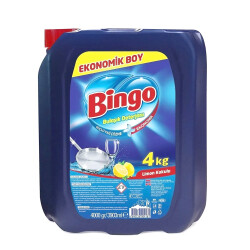 Bingo Elde Sıvı Bulaşık Deterjanı Limon 4 Kg - Bingo