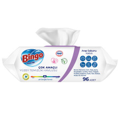 Bingo Yüzey Temizlik Havlusu Arap Sabunu ve Lavanta 96'lı - 3