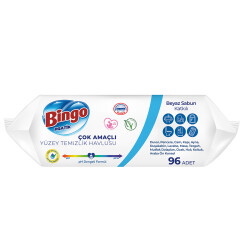 Bingo Yüzey Temizlik Havlusu Beyaz Sabunlu 96'lı - 5