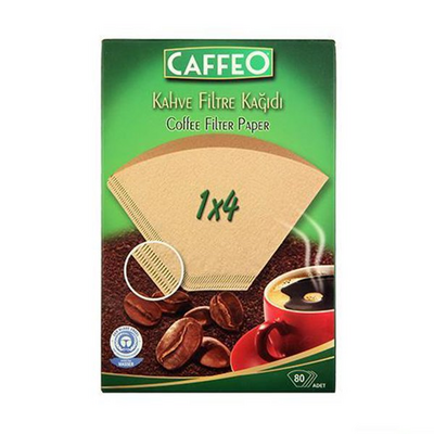 Caffeo Kahve Filtre Kağıdı 1/4 80'li - 1