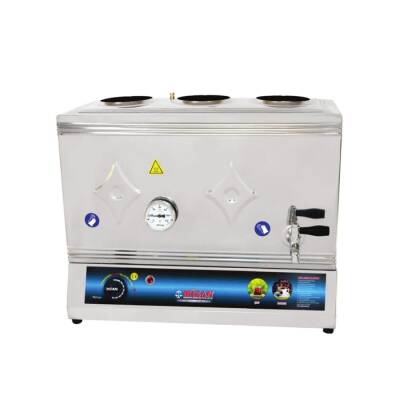 Mizan 60 Lık Elektrikli 40 Litre 3 Demlikli Çay Kazanı - 1