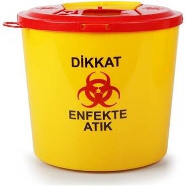 Ceyplas Tıbbi Atık Çöp Kovası 1,5 Lt - 1
