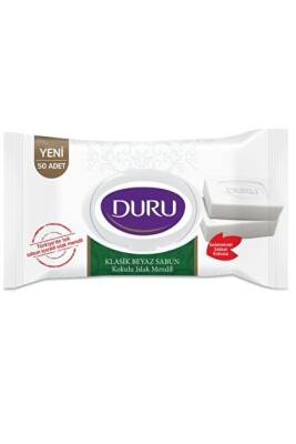 Duru Klasik Beyaz Sabun Kokulu Islak Mendil 50'li - 1