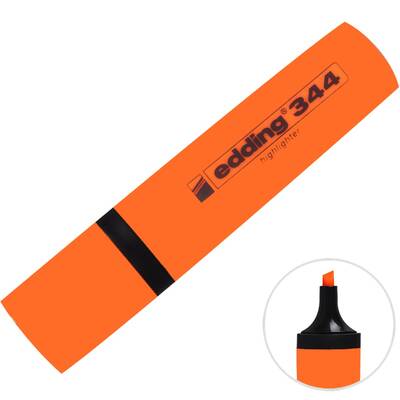 Edding 344 Fosforlu Kalem Turuncu - 1