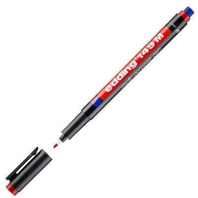 Edding Asetat Kalemi Silgili E-149 M Kırmızı - 1
