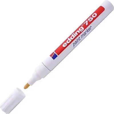 Edding E-750 Dekorasyon Markörü Beyaz - 1