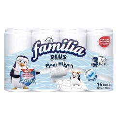 Familia Plus Maxi Hijyen Tuvalet Kağıdı 16'lı 3 Paket - Familia