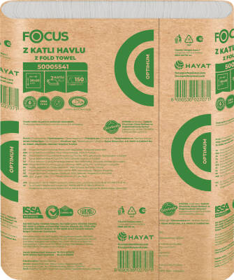 Focus Optimum Z Katlı Havlu 150 x 12 Paket - 2