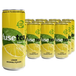 Fuse Tea Limon Aromalı Soğuk Çay 330 ml 12`li - Fuse Tea