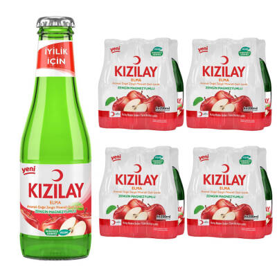 Kızılay Maden Suyu Elma 200 ml 24'lü - 1