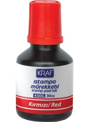 Kraf Istampa Mürekkebi 30 cc Kırmızı 430 G - Kraf