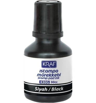Kraf Istampa Mürekkebi 30 cc Siyah 430 G - 1