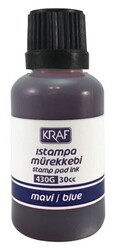 Kraf Istampa Mürekkebi 30 cc Mavi 430 G - Kraf