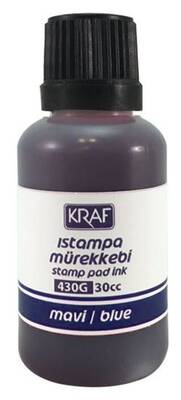 Kraf Istampa Mürekkebi 30 cc Mavi 430 G - 1