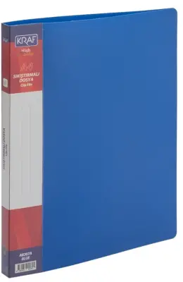 Kraf Sıkıştırmalı Dosya AB307A Mavi - 1