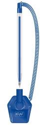 Kraf Spiralli Tükenmez Kalem 0.7 Mavi 304G - Kraf
