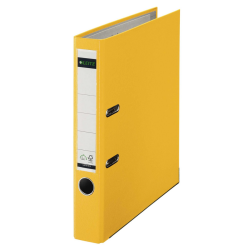 Leitz Plastik Klasör 1015 - Dar - Sarı - Leitz