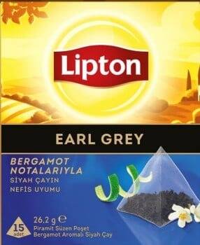 Lipton Earl Grey Bergamot Bardak Poşet Çay 15'li - 1