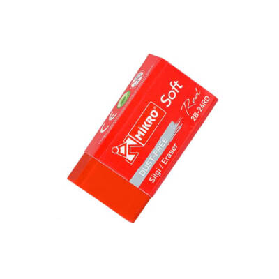 Mikro Silgi Soft Kırmızı 2B-24RD - 1