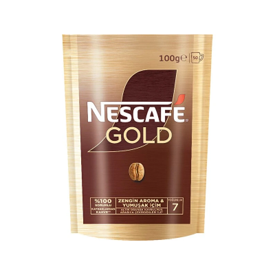 Nescafe Gold Çözünebilir Kahve 100g Ekonomik Paket - 1
