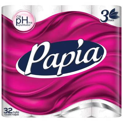 Papia Tuvalet Kağıdı 32'li 3 Paket - 1