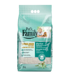 Pets Family Marsilya Sabunu İnce Kedi Kumu 5 Lt - Diğer