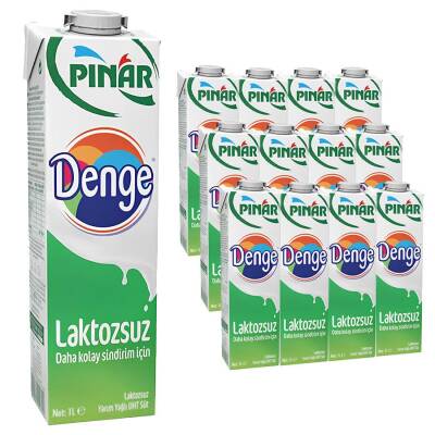 Pınar Süt Denge laktozsuz 1000 Ml 12'li - 1