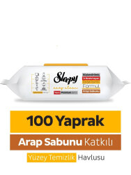 Sleepy Yüzey Temizleyici Mendil Arap Sabunlu 100'lü - Sleepy