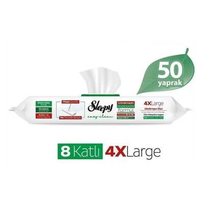 Sleepy Yüzey Temizlik Mendili Mop Uyumlu XL 50 li - 1