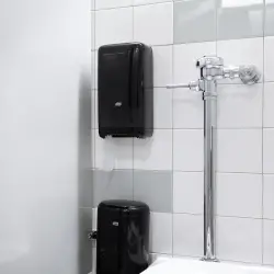 Tork 557508 Çift Rulo Tuvalet Kağıdı Dispenseri Siyah - 5