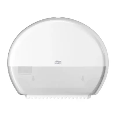 Tork 555000 Mini Jumbo Tuvalet Kağıdı Dispenseri Beyaz - 1