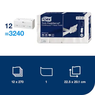 Tork 100589 Peakserve® Continuous™ Kağıt Havlu - 4