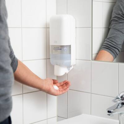 Tork Sabun ve Dezenfektan Dispenseri Beyaz - 3